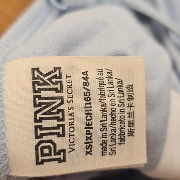 Light Blue Ribbed Crop Cami - Picture 3 of 3